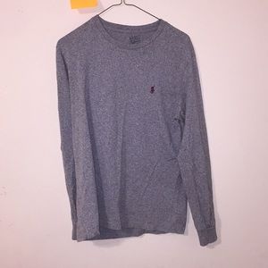 Long sleeve polo shirt
